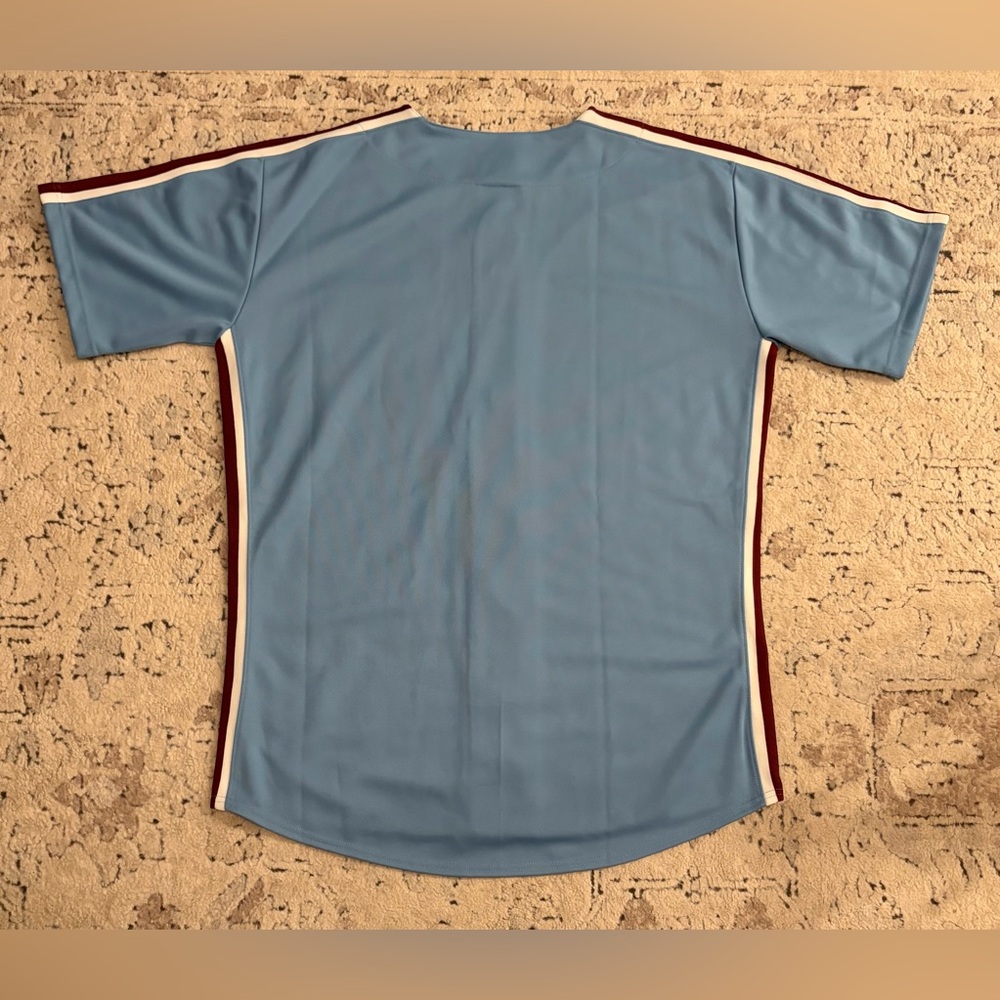 Majestic Authentic Philadelphia Phillies Cooperstown Throwback Jersey Men’s 2XL - Picture 6 of 6